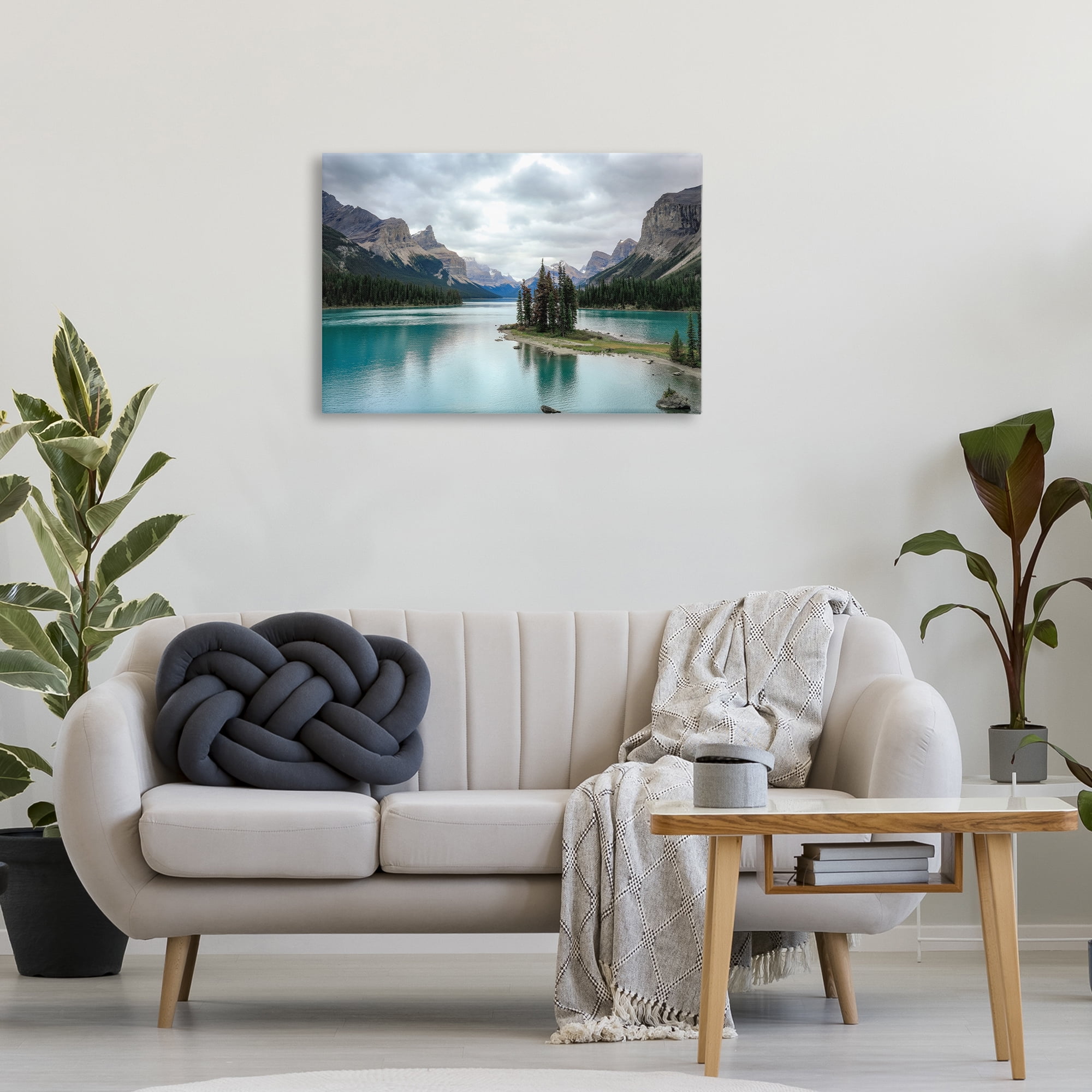 Stupell Industries Peninsula Vast Lake View Landscape & Nature Photography Wrapped Canvas Art Print Wall Art, 30 x 20