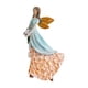 thumbnail image 2 of Figura de ángel, estatua de ángel, colección de resina, regalo, suministros decorativos, adornos Azul Naranja, 2 of 9