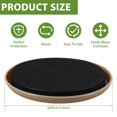 thumbnail image 2 of 3.5”  Plastic Furniture Sliders Furniture Pads for Carpet & Wood Floors  Khaki  16 Pack, 2 of 9