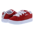 thumbnail image 2 of Puma XL Holiday Glitz Suede Infant/Toddler Shoes Size 8, Color: Red/White/Silver, 2 of 4