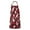 Red Christmas Snowman, variant on Red Christmas Snowflake Apron-Garden Aprons for Women with Pockets-Cotton Linen Waterproof Kitchen Cooking Gardening Aprons Adjustable for Kitchen,Cooking,BBQ and Salon 32"x27"