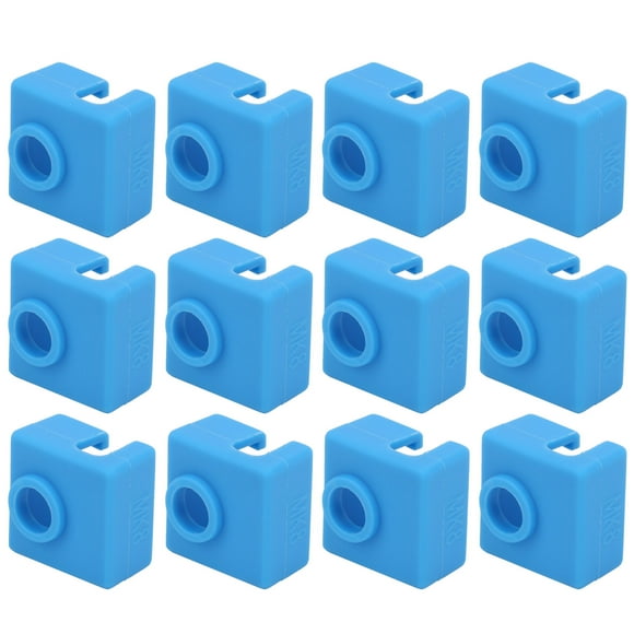 D Printer Silicone Sleeve,12pcs Silicone Socks Aluminum Heater Block Silicone Sock D Printer Silicone Case Sleek Aesthetic
