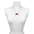 thumbnail image 2 of Delight Jewelry Acrylic Large Maroon Megaphone - Silvertone Senior Class of 2026 Dome Necklace, 18", 2 of 5