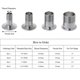 thumbnail image 1 of Ferrule Stainless Steel Clamp Fitting Sanitary Male Threaded Pipe Fitting for Tri Clamp Home Brew Connector (DN15/20/25/, 1 of 1