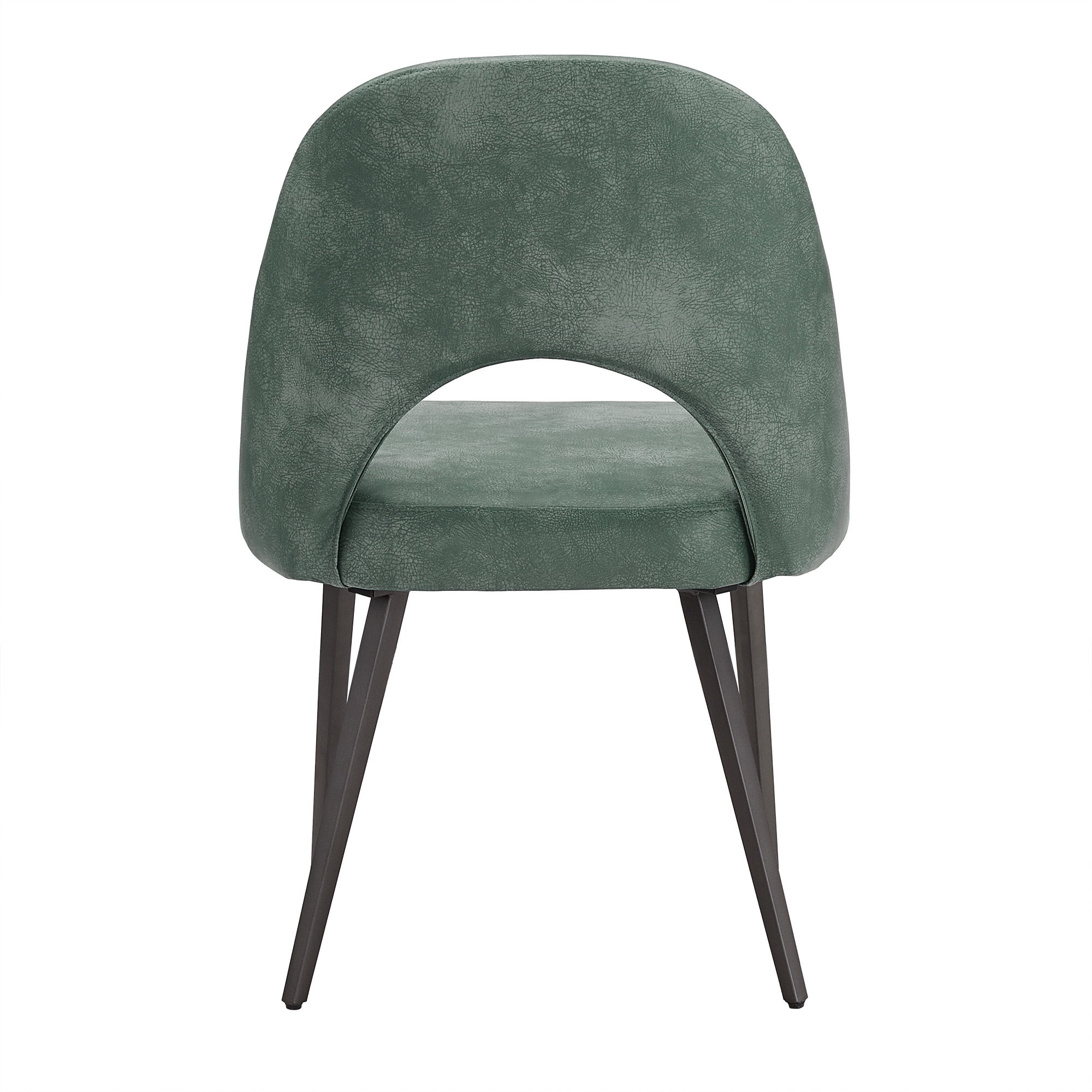 Weston Home Kolten Upholstered Dining Chairs, Set of 2, Teal PU Leather