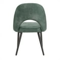 thumbnail image 6 of Weston Home Kolten Upholstered Dining Chairs, Set of 2, Teal PU Leather, 6 of 9