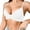 White, variant on CHENHANN Women's Thin Cup Wireless Bra Breathable Lightweight Summer Underwear 80C
