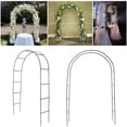 thumbnail image 4 of Charming Metal Garden Arbor, Decorative Wedding Arch for Outdoor Events, Climbing Plant Support, Easy to Assemble, Weather-resistant Coating, Suitable for Garden Decoration, 4 of 5