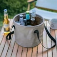 thumbnail image 3 of Seau Pliant de Camping Extérieur en Maille PVC Grande Capacité Portable Pliable Multifonctionnel Durable, 3 of 8