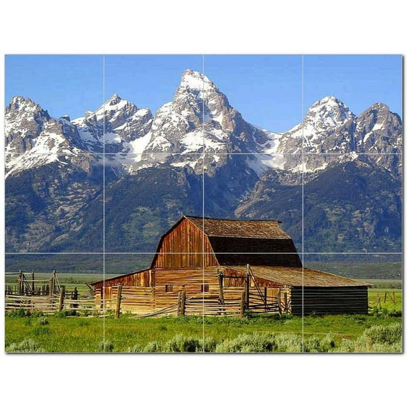 Mountain Ceramic Tile Mural Kitchen Backsplash Bathroom Shower 401088-S43