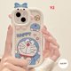 thumbnail image 1 of Funda Para Teléfono Compatible Con IPhone 7 8 6 6S Plus 11 13 12 14 Pro MAX 14Plus XR X XS SE 2020 3D Bow-knot Little Monster Lens Dibujos Animados Hello Kitty Doraemon Suave TPU, 1 of 3