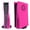 Pink, variant on Replacement Faceplate Cover Compatible with PS5 Disc Edition Console, Cooling Vent Side Plates, Anti-Scratch Protective Shell, ABS Console Cover