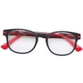 thumbnail image 4 of Gafas de presbicia con estilo para hombres y mujeres, gafas de lectura simples y portátiles para personas mayores para leer(+150 Black Red), 4 of 8