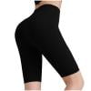 Gswybco Summer Yoga Shorts for Women High Waist Workout Biker Shorts Hip Lifting Sports Shorts Yoga Capri Pants