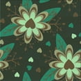 thumbnail image 1 of Ahgly Company Machine Washable Indoor Square Transitional Dark Forest Green Area Rugs, 8' Square, 1 of 7