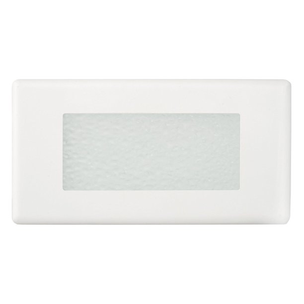 10Inch Textured Frosted Glass Recessed Step Lighting Faceplate Cover