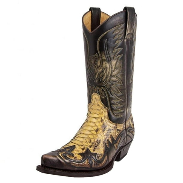 Low heel cowboy boots deals mens
