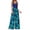 Blue, variant on Jumpsuits for Women Summer One Piece Sleeveless Boho Floral Wide Leg Jumpsuits 2026 M