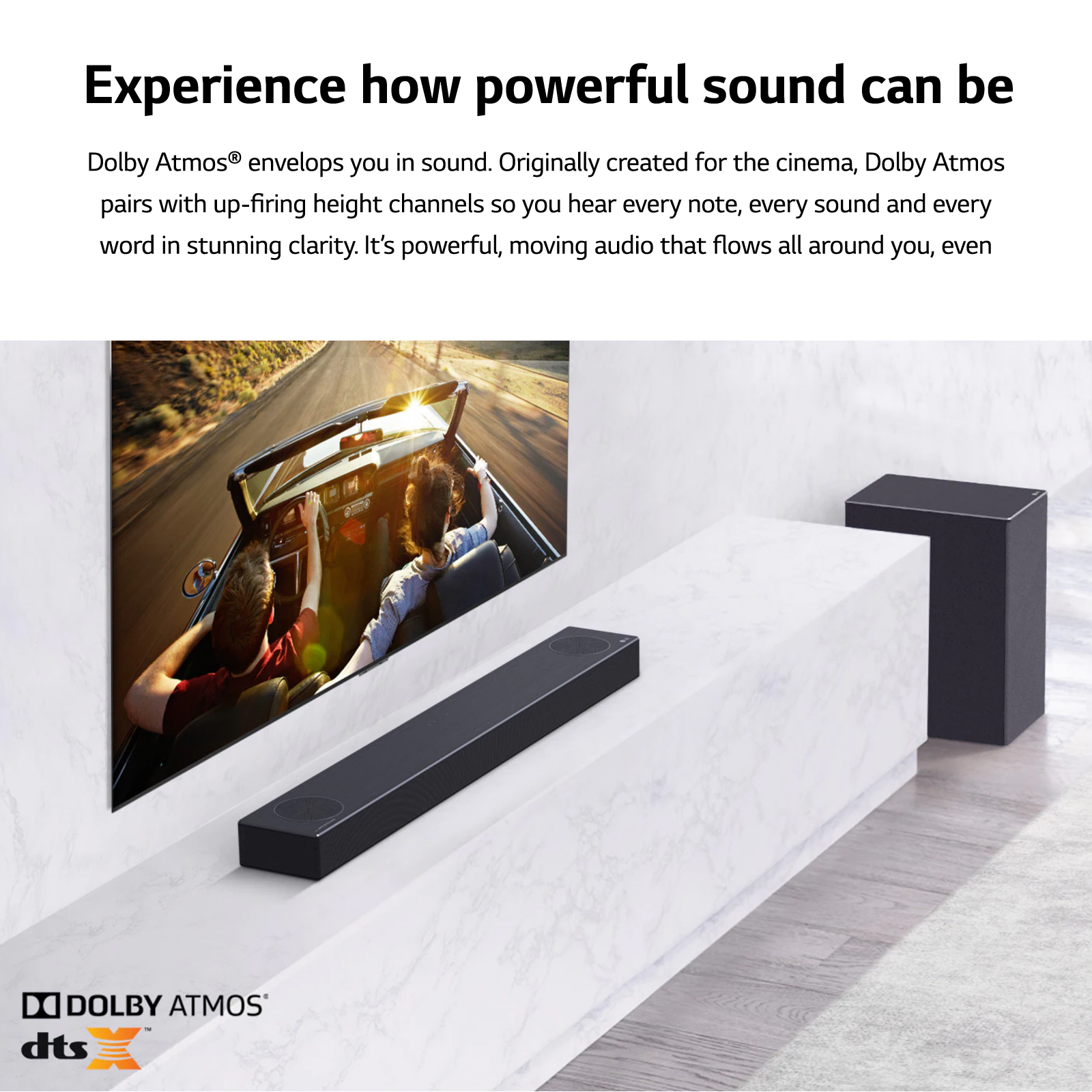 LG 3.1.2 Channel High Res Audio Soundbar with Dolby Atmos and 4K Pass-Through, SPM7A - image 2 of 12