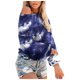 thumbnail image 3 of Sudadera informal con teñido anudado para mujer, blusa holgada de manga larga suave y holgada Fridja  ghj987+4140, 3 of 6