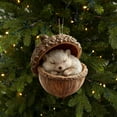 thumbnail image 4 of 9Pcs Forest Animal Acorn Ornaments, Cozy Forest Christmas Ornaments, Pine Cone Animal Christmas Tree Hangning Ornaments, 2D Acrylic Christmas Decorations for Home Decor, 4 of 7