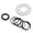 18T, variant on Single Speed Cassettes with Spacer and Locking Rings, 16T 18T Single Speeds Cogs Conversion Set for Multiple Speed Bikes