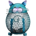 thumbnail image 1 of Hucha o contenedor con forma de gato para decoración de interiores, 1 of 5
