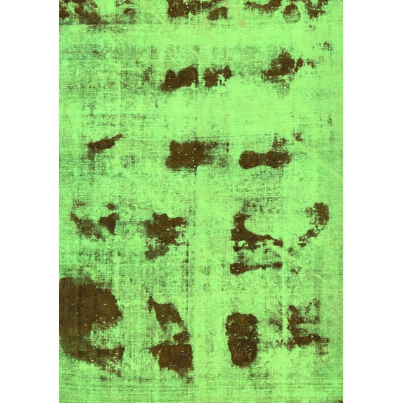 Ahgly Company Indoor Rectangle Persian Green Bohemian Area Rugs, 4' x 6'