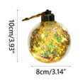 thumbnail image 3 of Navidad LED Bola de Navidad transparente Árbol de Navidad Colgante que brilla intensamente Wmkox8yii fhajkh2082, 3 of 3