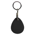 thumbnail image 5 of Estuche para tarjetas de cuero sintético con forma de gota de agua, pequeño llavero, estuche protector, estuche para tarjetas de ascensor cuadrado, estuche para tarjetas de acceso comunitario, 5 of 5