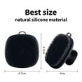 thumbnail image 5 of RAGUPEL 2-Pack Silicone Face Scrubber-Manual Waterproof Facial Cleansing Brush for Men&Women,Soft Exfoliating Face Wash Brush,Black, 5 of 9