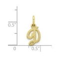 thumbnail image 3 of 10k Initial D CHARM in 10k Yellow Gold, 3 of 3