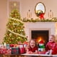 thumbnail image 3 of Seven-y-a-half-foot spruce artificial christmas tree con warm blanca leds in 8 modes y a foldable metal stand, 3 of 9