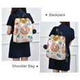 thumbnail image 4 of FORMRS Women's Travel Backpack Purse Anti-Theft Hidden Pockets Casual Shoulder Bag, Pink Donut, 4 of 7