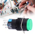 thumbnail image 3 of 5 uds interruptor de botón redondo de 5 pines con luz para equipos de automatización LA16Y-11D AB6Y-M, 3 of 8