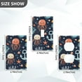 thumbnail image 7 of Yayeee Blank Wall Plate Cover 1-Gang 4.5"x2.7" Home Unused Decorative Outlet, Red Jellyfish, 7 of 7