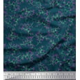thumbnail image 1 of Soimoi Rayon Fabric Leaves & Floral Artistic Print Fabric by the Yard 56 Inch Wide, 1 of 1