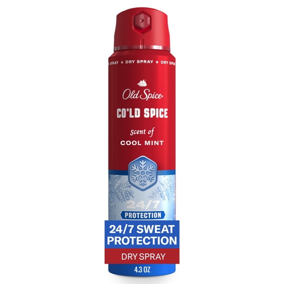 Old Spice Red Collection Antiperspirant Spray for Men, Cold Spice Scent, 4.3oz