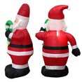 thumbnail image 3 of Navidad inflable Papá Noel con bastón de caramelo Decoraciones para el hogar Irfora Decoración navideña, 3 of 7