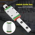 thumbnail image 2 of 100mm MGN9H Miniature Linear Rail Rail 9mm Width Slide Block Linear Rail Linear Motion Rail Linear Rail Carriage ,Long Lasting, 2 of 7
