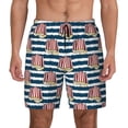 thumbnail image 2 of Picia Popcorn pattern Mens Swim Trunks with Compression Liner Stretch Beach Shorts Quick Dry with Zipper Pockets No-Chafing Board Shorts-XX-Large, 2 of 9