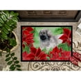 thumbnail image 3 of Carolines Treasures CK1321MAT Moscow Watchdog Poinsettas Door Mat Indoor Rug or Outdoor Welcome Mat 18x27 Doormat  27"L, 3 of 4