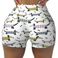 thumbnail image 2 of Lsque Dachshund Dog Puppy Pattern High Waisted Biker Shorts for Women-Tummy Control Fitness Athletic Workout Running Yoga Gym Shorts,Moisture-Wicking-, 2 of 9