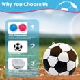 thumbnail image 4 of Kit de Polvo para Revelación de Género con Balón de Fútbol FIEKEICC Azul y Rosa, 4 of 8