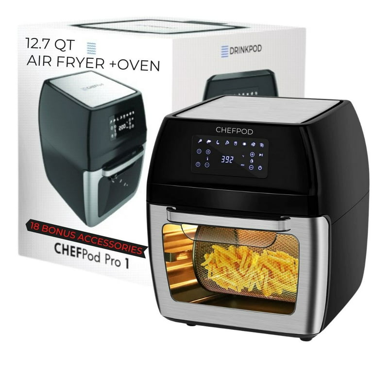 Chefpod Pro 13 qt. Stainless Steel Air Fryer Oven Digital Touchscreen