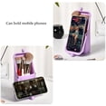 thumbnail image 4 of Slccxzc Silicone Travel Makeup Brush Bag Waterproof Cosmetic Organizer Toiletry Storage Pouch, 4 of 7