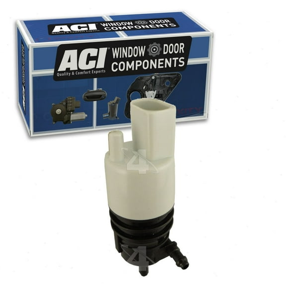 ACI Front Windshield Washer Pump compatible with Jeep Wrangler 2007-2017 - Single Outlet