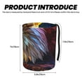 thumbnail image 3 of Naloa Geometric American Bald Eagle Car Trash Can Garbage Car Accessories Trash Can Car Waste Bin for for Driver and Passenger Any Vehicle, 3 of 7