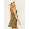 thumbnail image 4 of Cleo + Wolf Women's Mini Dress Moss Green X-Large  US, 4 of 4