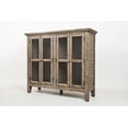 thumbnail image 3 of Jofran Rustic Shores 48" Coastal Distressed Acacia Four-Door Accent Cabinet, 3 of 6